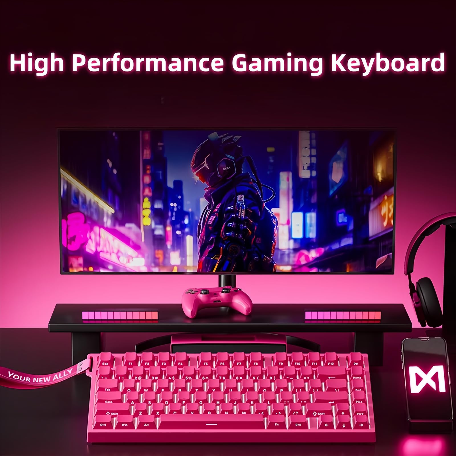 Amazon.com: ZMX Beat75 Hall Effect Magnetic Switch Keyboard,75